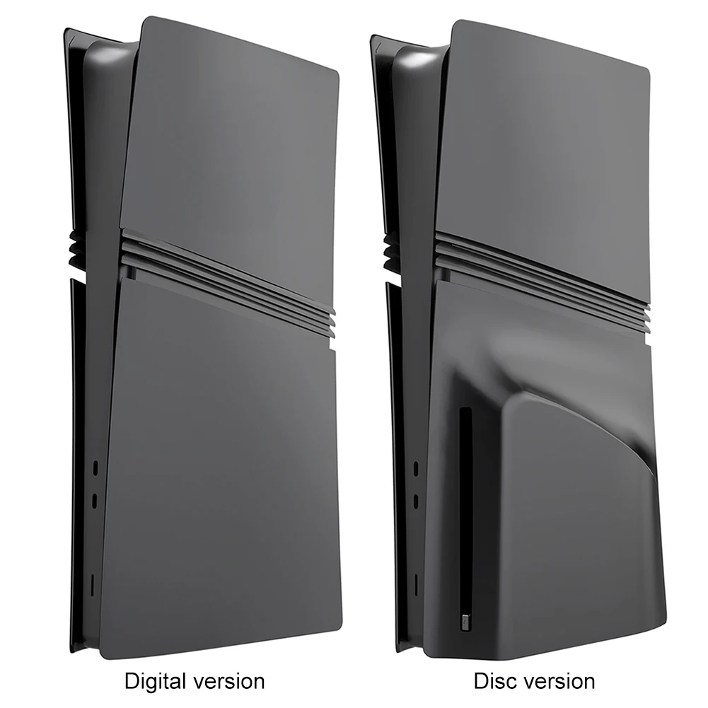 Coque rigide anti-rayures en ABS pour PS5 Slim Pro, plaque frontale, couvercle de console, peau anti-poussière, disque numérique