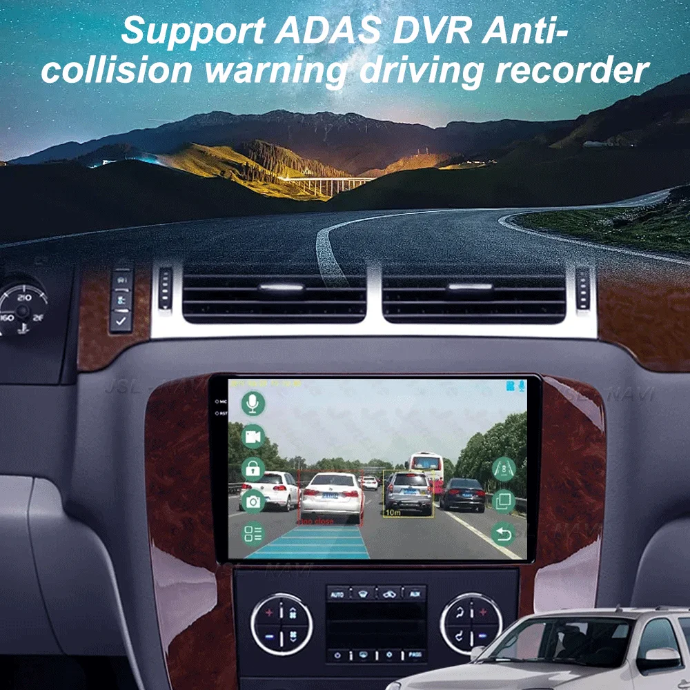 GMC 유콘 쉐보레 타호 서버번 2007-2012 2 DIN 안드로이드 15 자동차 CarPlay 카 라디오 멀티미디어 스테레오 GPS DVD 썸네일 5