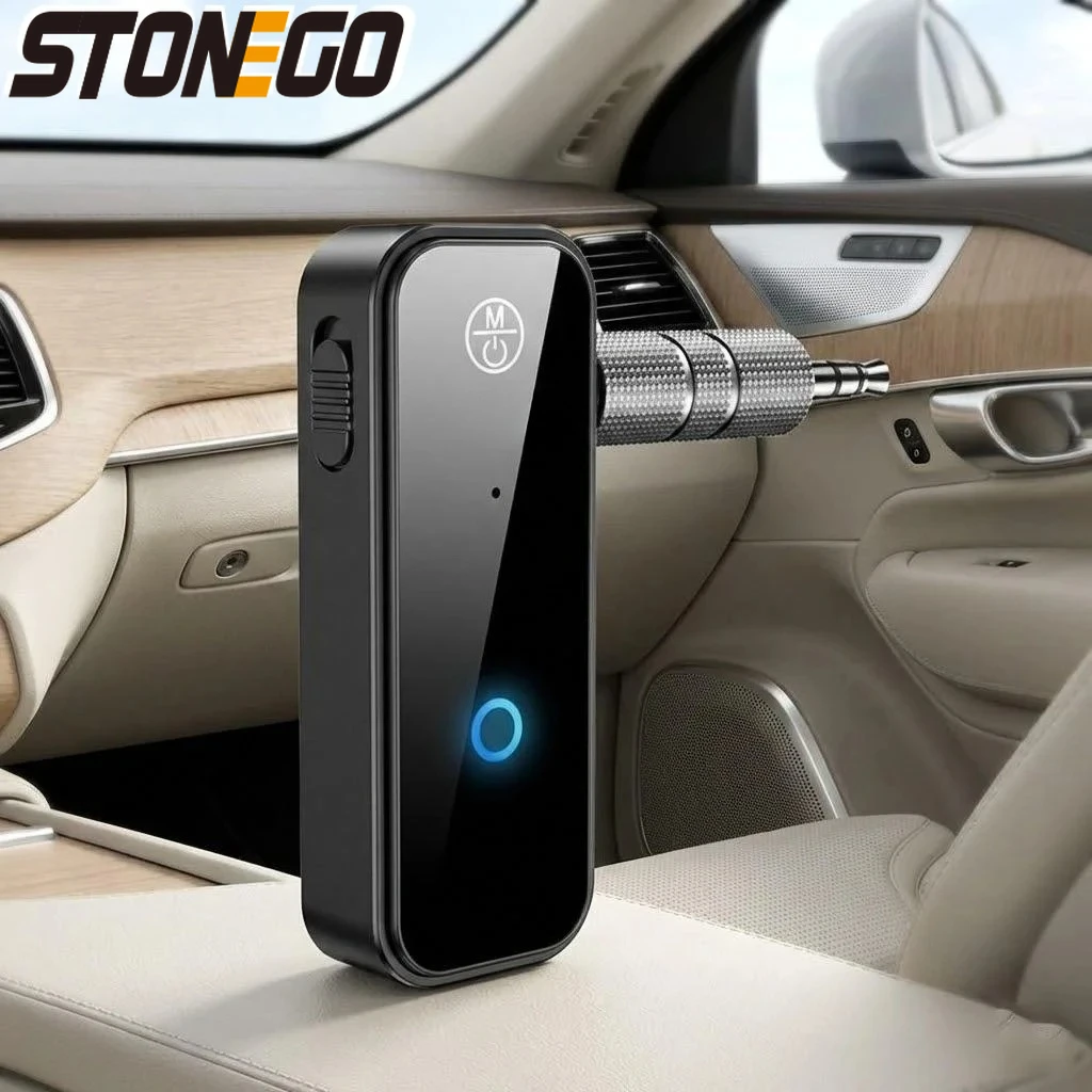 

Bluetooth 5.0 Wireless Audio Adapter 35mm AUX Stereo Receiver Transmitter Car Home Speakers TV