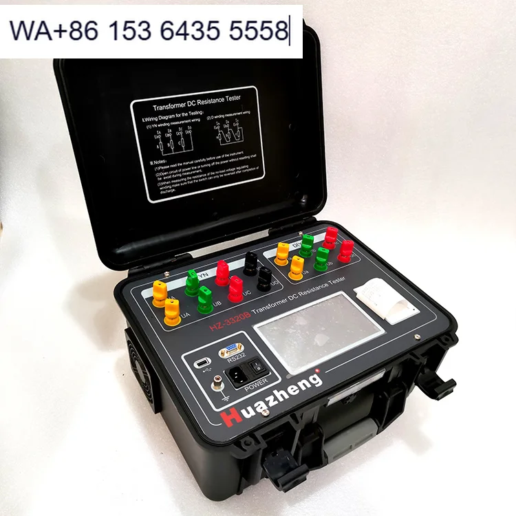Huazheng Factory DC Resistance Testing Equipment Transformer Winding Resistance Tester