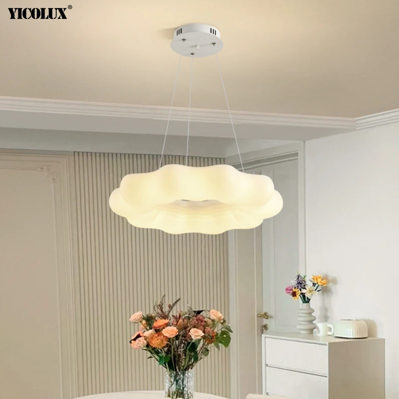 Acrylic LED Chandelier Living Room Bedroom Pendant Lamp Children's Room Ceiling Light Restaurant Home Decoration Light AC85-220V