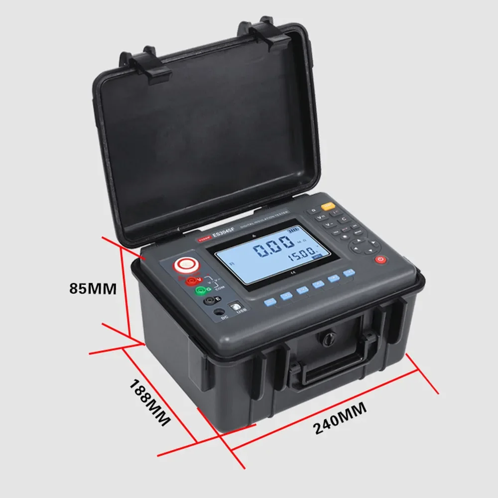 ES3045E High Voltage Insulation10kV Digital Megohmmeter Voltage Tester Ohm Meter Insulation Resistance Tester  instrument device