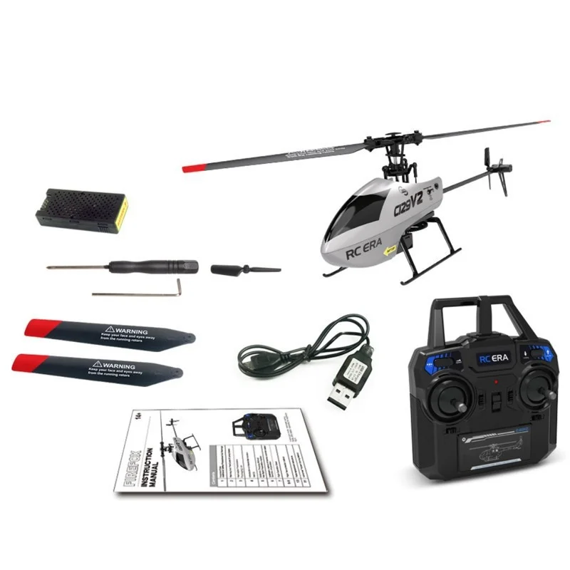 Rc Era C129v2 2.4g Modello di elicottero telecomandato in scala completa Rolling Height Aereo telecomandato esterno Giocattolo per bambini