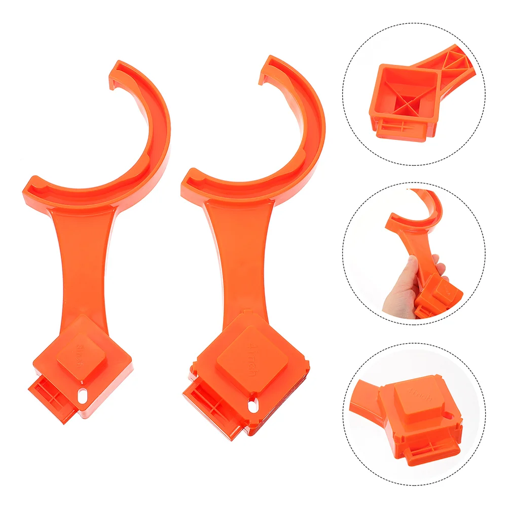 4pcs RV Sewer Hose Fitting Wrench Multi-Purpose RV Sewer Hose Wrench RV Sewer Cap Wrench Male/Female Camper Sewer Caps Orange