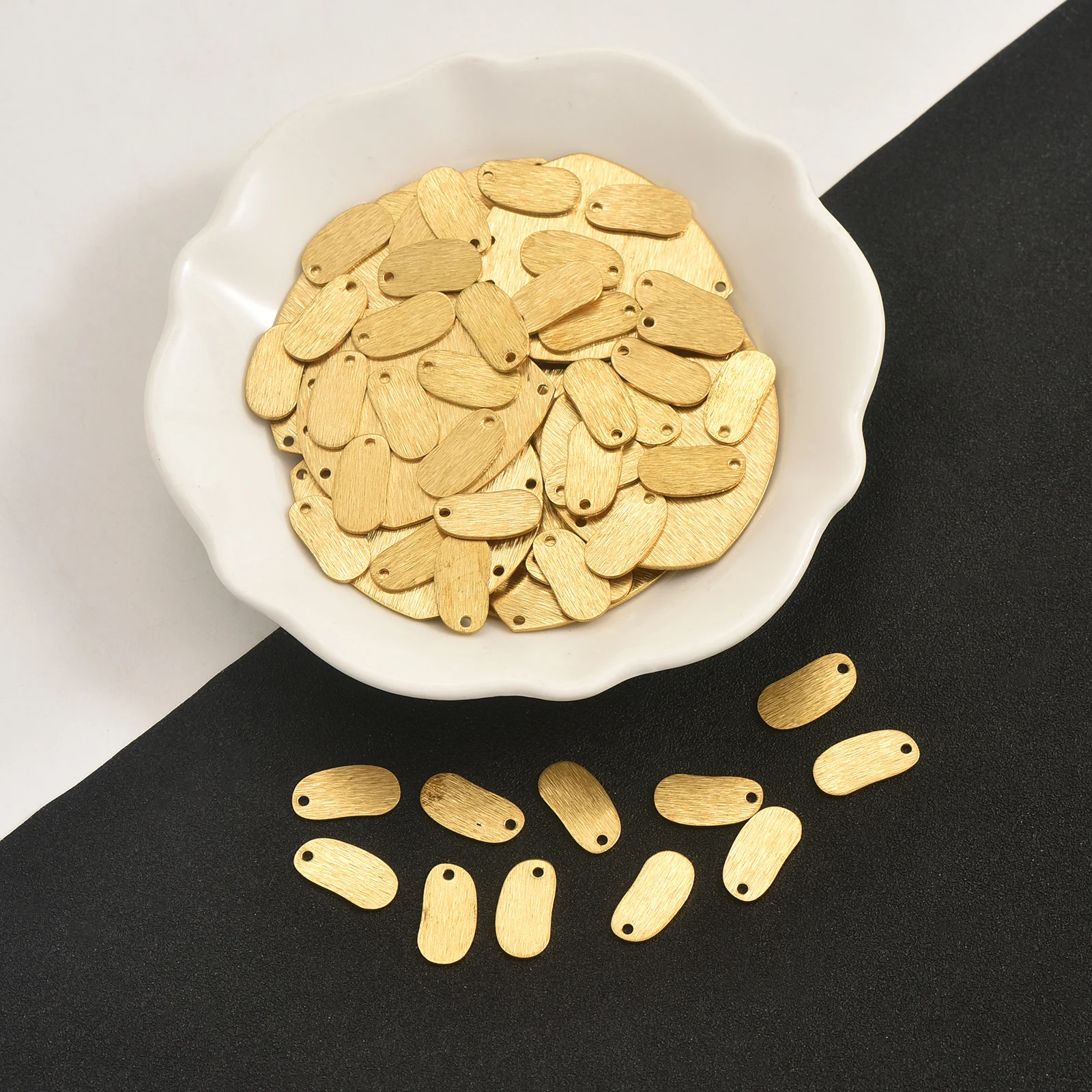Jc Jewelry & Watches Reviews - 30PCS original brass brushed texture single
