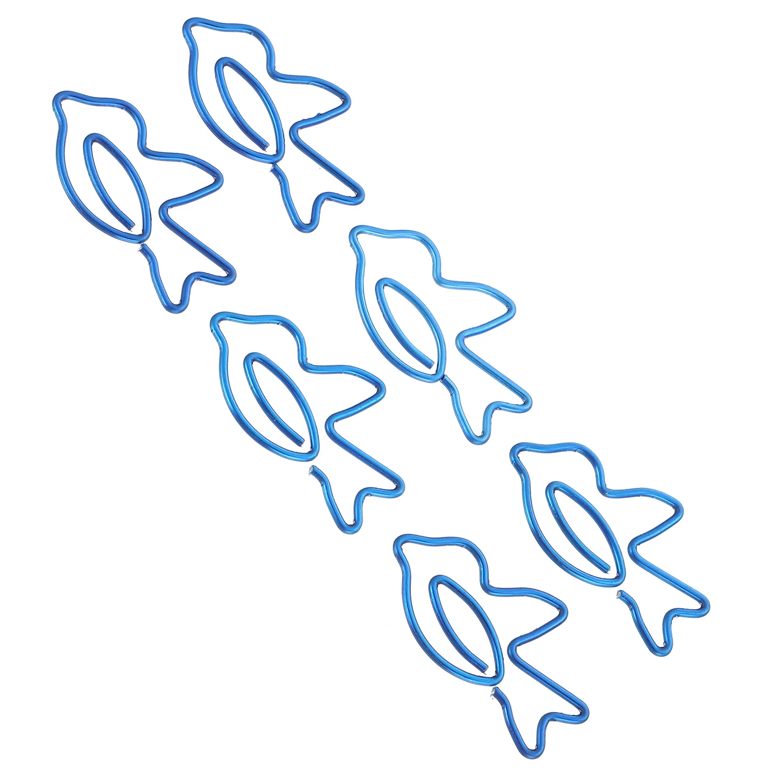 

30 Pcs Bird Shaped Paper Clips Cute Cartoon Office Home School Supplies Metal Decorative Stationery Gift Kids Friends