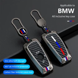 Funda de aleación de Zinc para llave remota de coche, carcasa para BMW 1, 3, 5, 7 Series X1, X3, X4, X5, F10, F15, F16, F20, F30, F18, F25, M3, M4, E34, accesorios