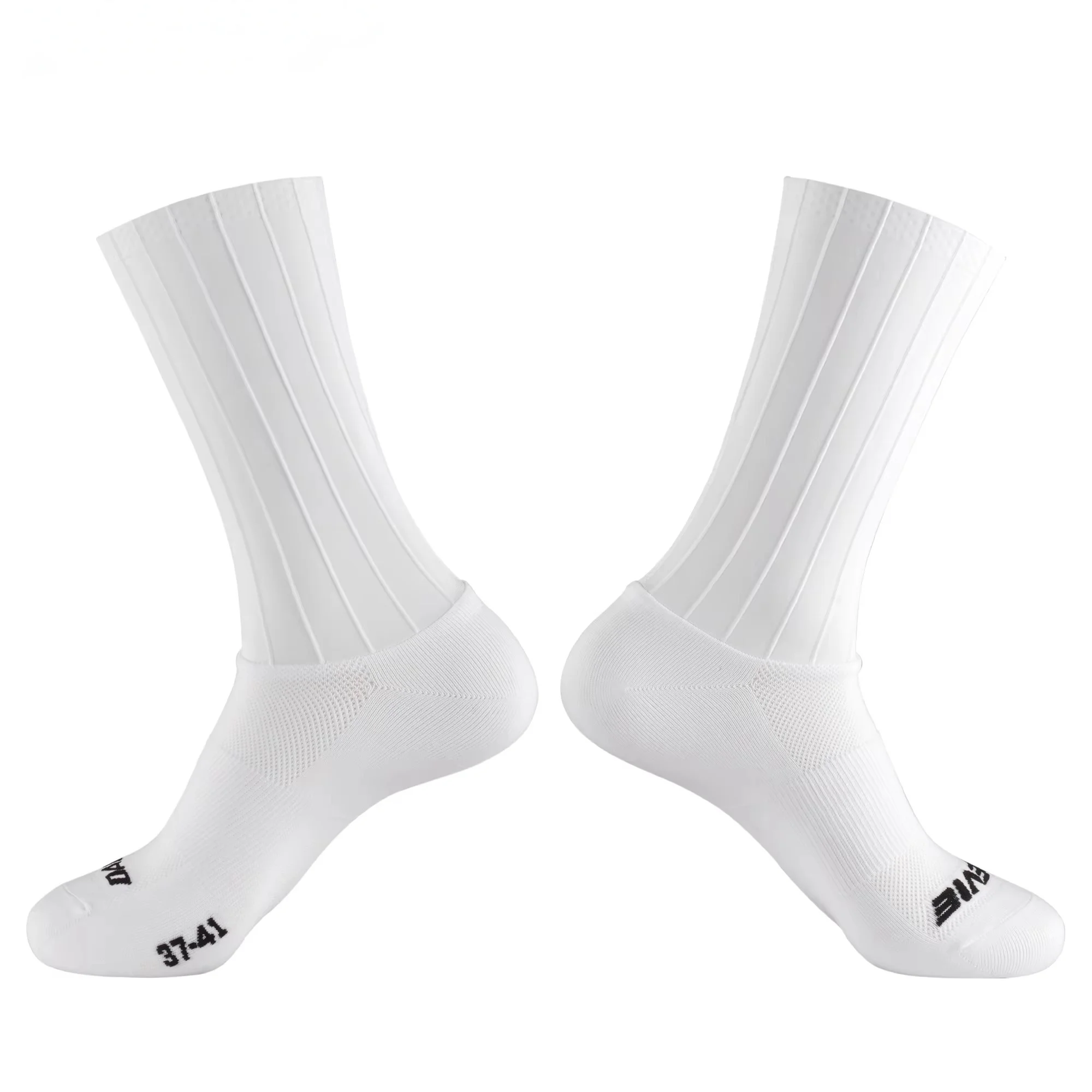Herren Sportsocken Aero High Speed Leichtgewichtige Radsocken Rutschfest Feuchtigkeitsableitend Schnelltrocknend Elastische Damensocken