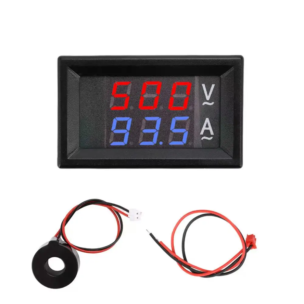 AC50-500V 10A 50A 100A Digital Voltmeter Ammeter 0.28