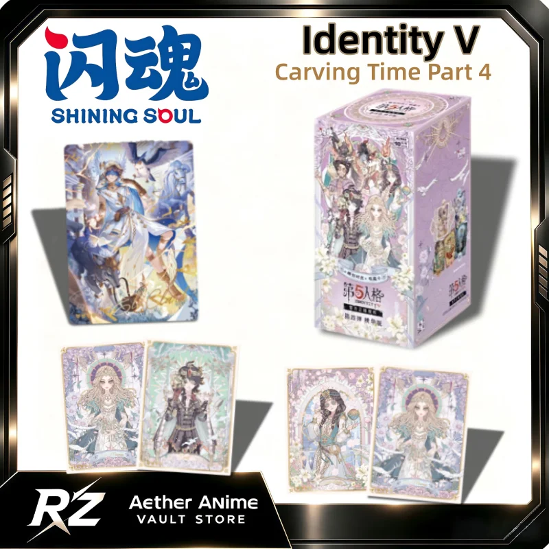 SHININGSOUL Identity V Carved Time Series Collectible Card Volume 4 Cartoon Eli Clark Card Anime Merchandise Holiday Gift