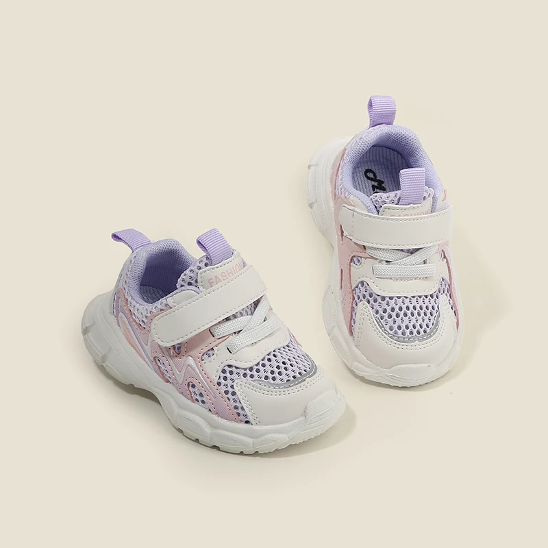 

Кроссовки Детские сетчатые, дышащие, повседневная обувь для начинающих ходить мальчиков и девочек, весна-лето