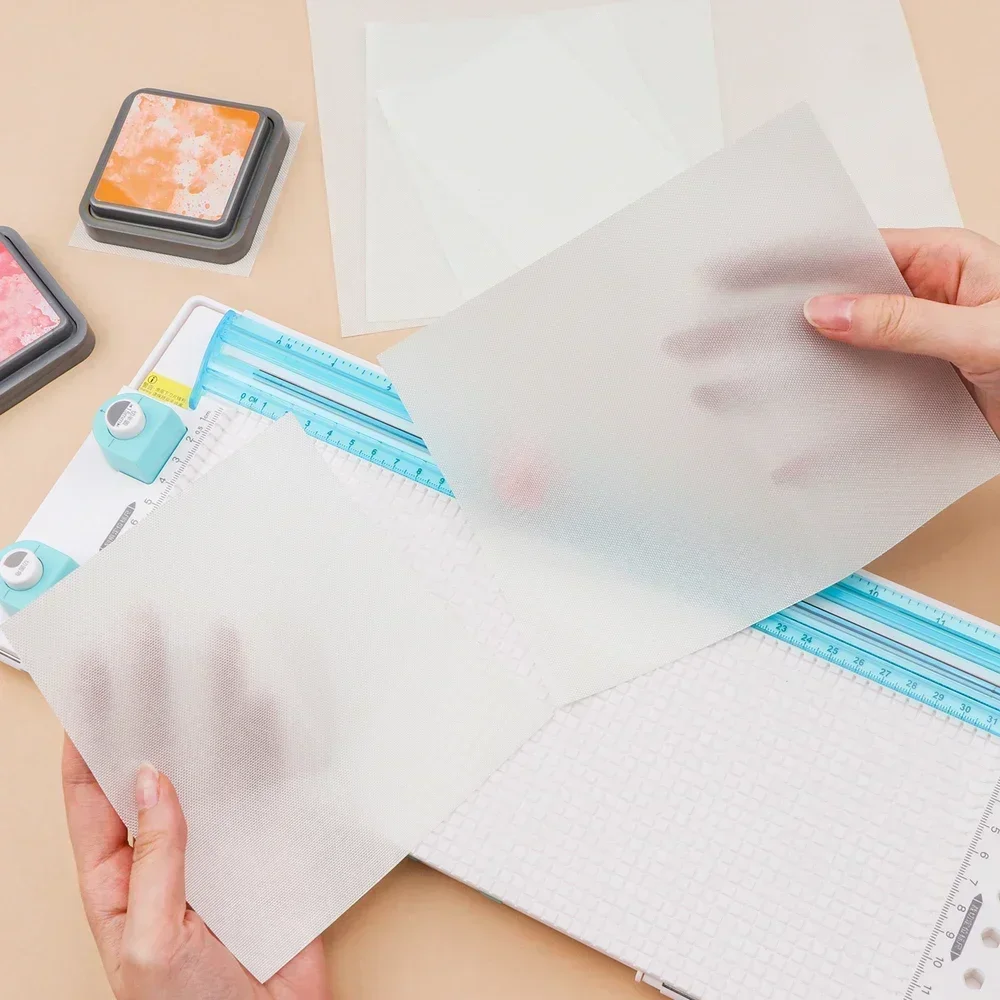 

1Mx50cm Creative Cuttable Large Media Grip Mat Heat Resistant Non-Slip Craft Mat Smooth Mat For Ink Blending Stamping Stenciling