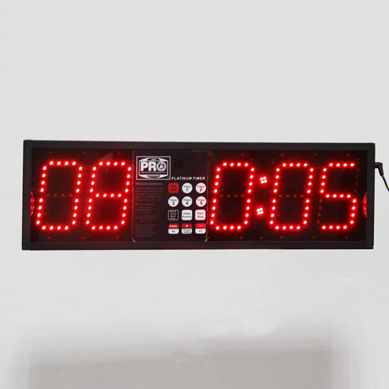 Temporizador de Intervalos Profesional Platinum Ecológico con Certificación CE, Reloj de Gimnasio con 2 Años de Garantía y Opciones Personalizables para Boxeo