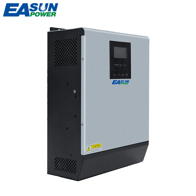 Easun อินเวอร์เตอร์พลังงานแสงอาทิตย์24V 220V 3Kva เอาท์พุทเดี่ยวอินเวอร์เตอร์ปิดกริด PWM ไฮบริดอินเวอร์เตอร์พลังงานแสงอาทิตย์24VDC ไปยัง220VAC 3000VA พลังงาน