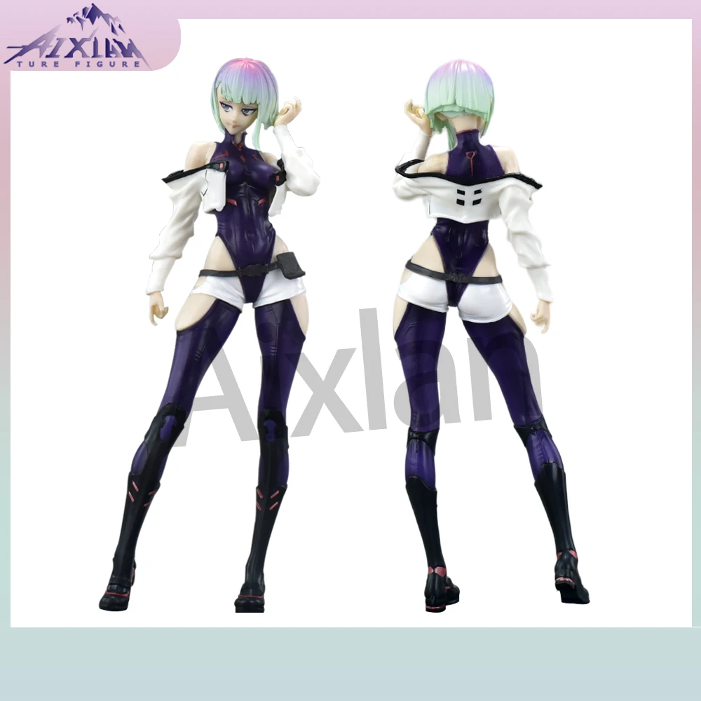 Aixlan Cyberpunk：Edgerunners Figure Lucyna Kushinada 22cm PVC Action Figure Amine Thanksgiving Gift Collectible Figurine