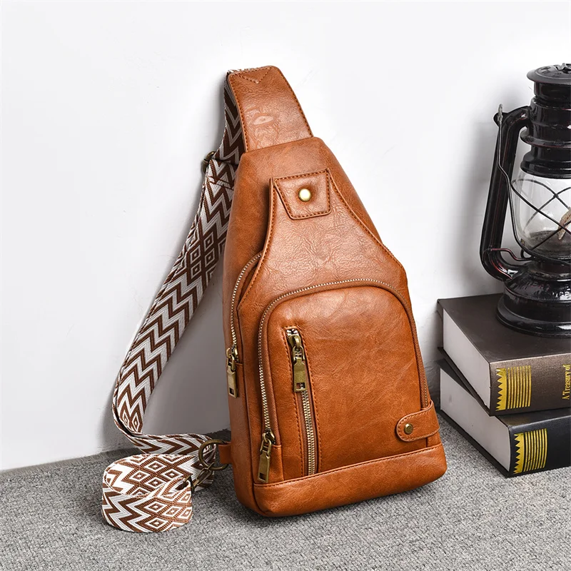 Herren Umhängetaschen Herren Brusttasche Designer Umhängetasche Leder Umhängetaschen Diagonal paket 2024 neue Rucksack reise