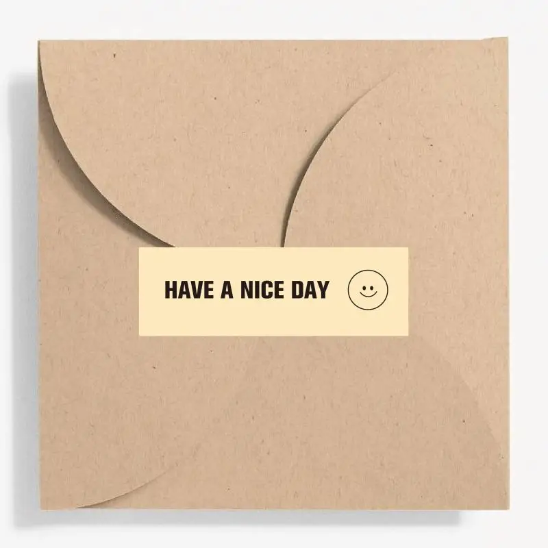 

120 PCs/Roll Good Day Stickers, Gift Sealing Stickers, Packaging Stickers of Boxes and Envelopes