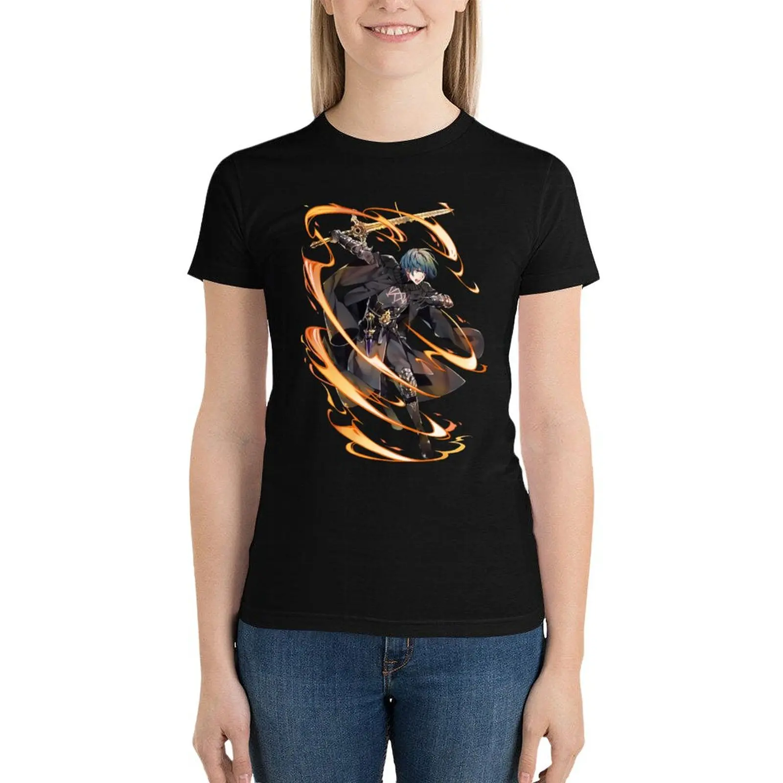 Byleth Male | Sword attack T-Shirt tees Female clothing Woman clothing