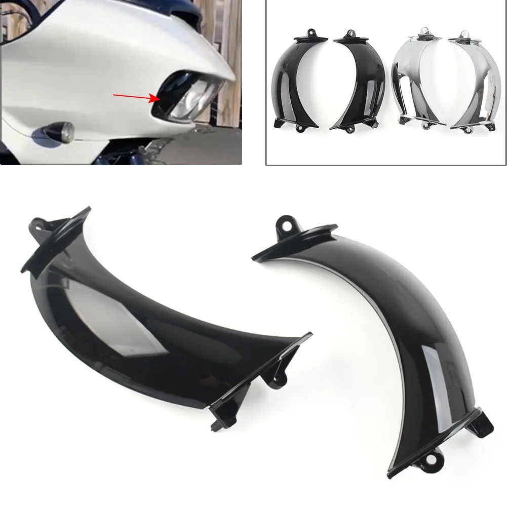 

Pop Motorbike Front Headlight Headlamp Fairing Vent Cover Decoration For Harley Davidson Road Glide FLTRX 2015-2023