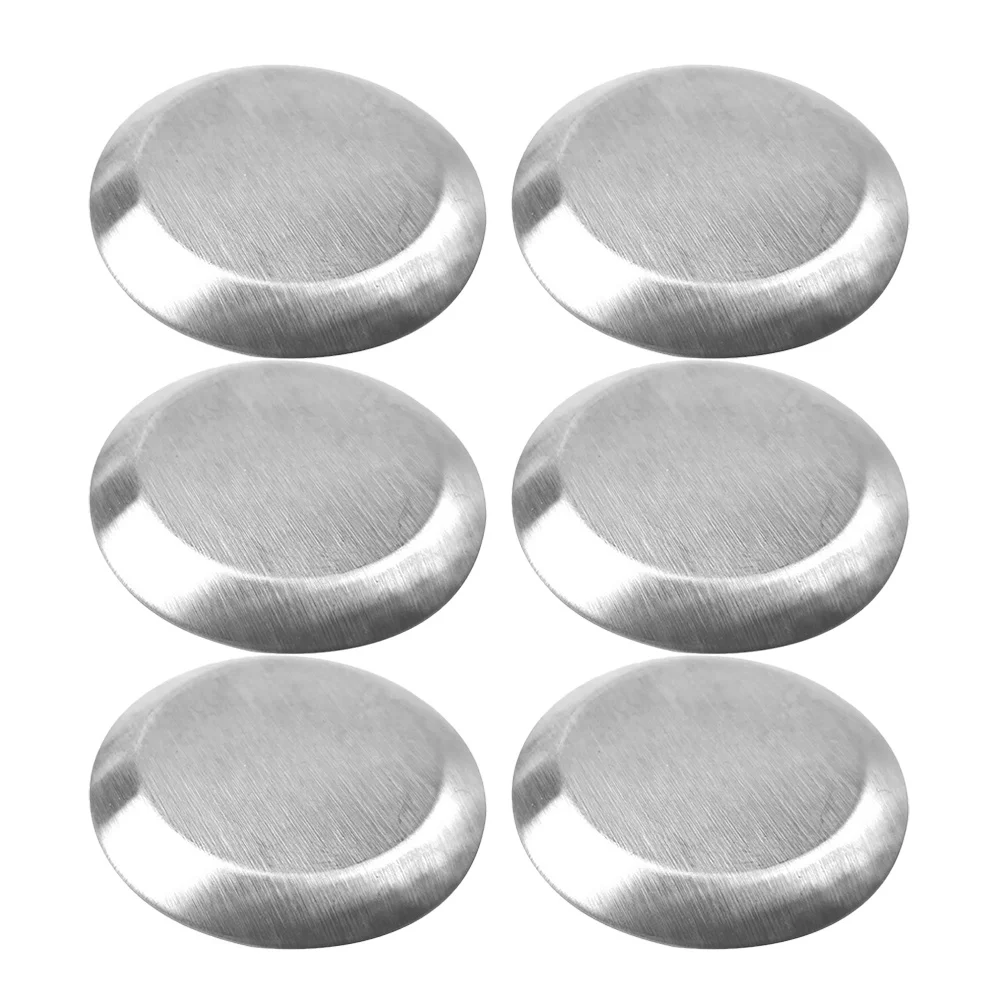 6Pcs Stainless Steel Sink Hole Covers Classic Design Metal Sink Hole Cover for Home Hotel Restaurant Application
