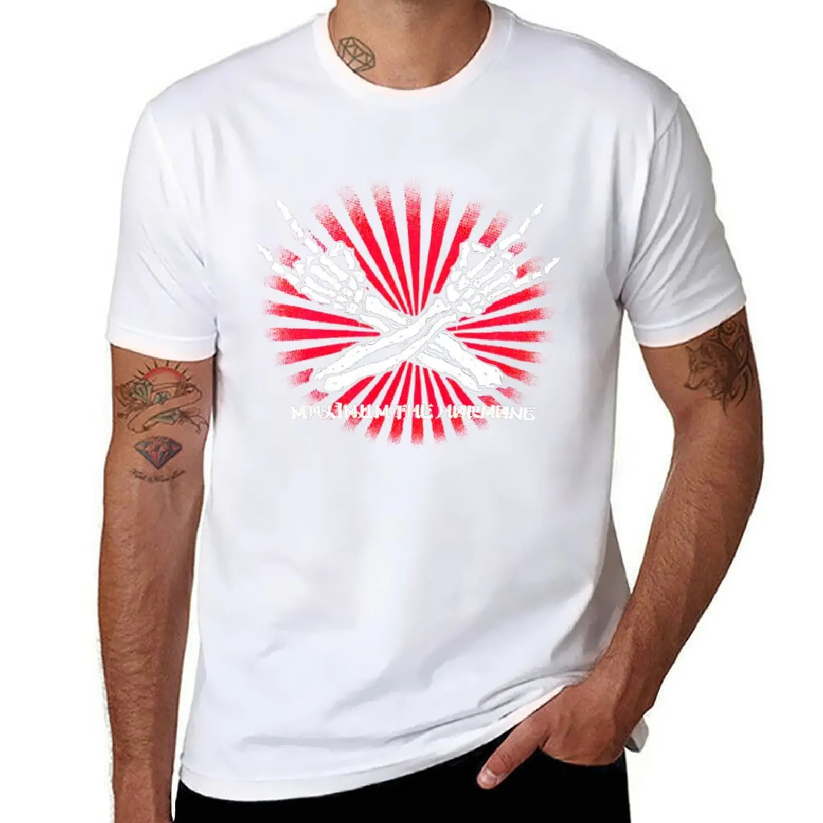 Máximo a hormônio, banda de heavy metal, música rock camiseta anime camisetas de grandes dimensões para homem algodão engraçado camiseta