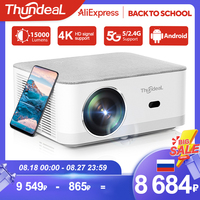 ThundeaL TD92 Pro Full HD Projector Portable Home Theater for 2K 4K 1080P Video Android WIFI Phone TD92Pro Beam Projector Cinema