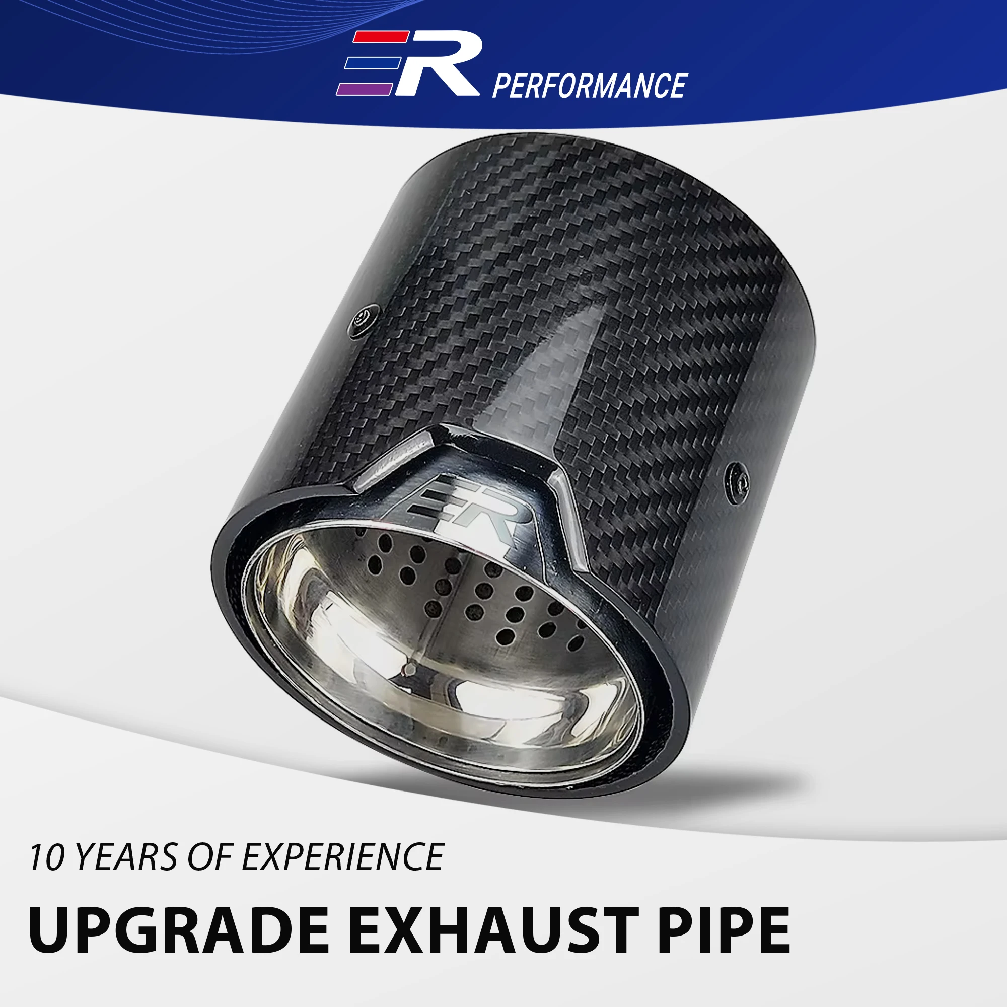 

1 шт., наконечник выхлопной трубы ER Performance 93 мм, подходит для модифицированного M2 M3 M4 3 серии 4 серии, автомобильные аксессуары из углеродного волокна, глушитель, труба