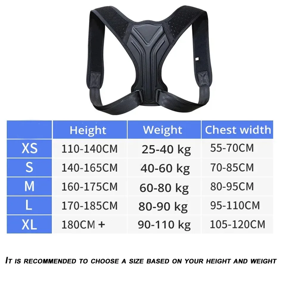 Breathable Anti-hunchback Corrective Belt Sitting Invisible Corrective Belt Back Posture Scoliosis High Low Shoulder view 6