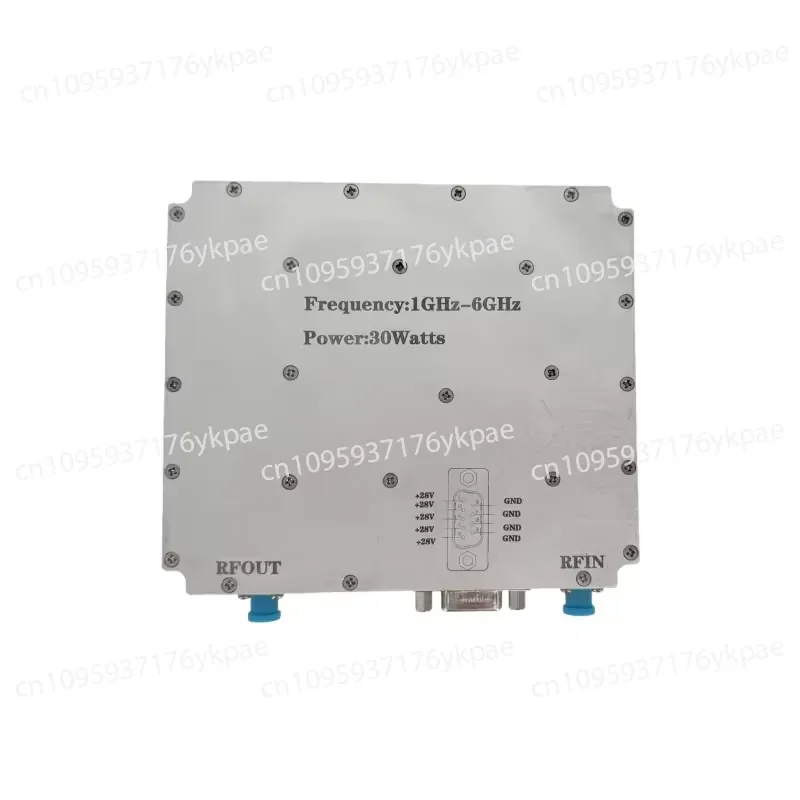 High Linearity and Low Distortion 1-6GHz 30W/50W/100W Power Amplifier for Detection and Satellite Communications