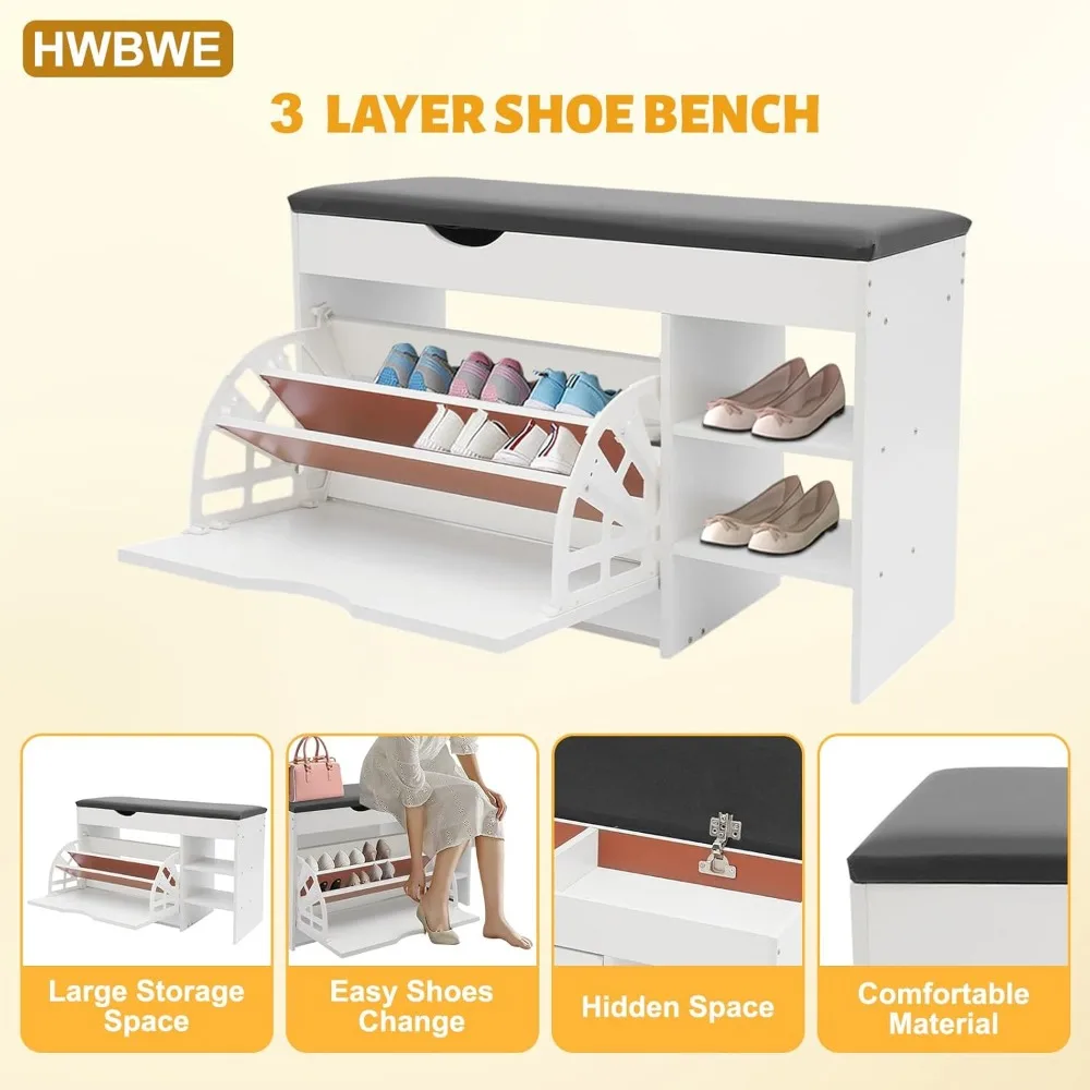 Set di 2 sedie da pranzo in rattan stile fattoria moderna della metà del secolo con schienale curvo in canna e rivestimento in tessuto di lino