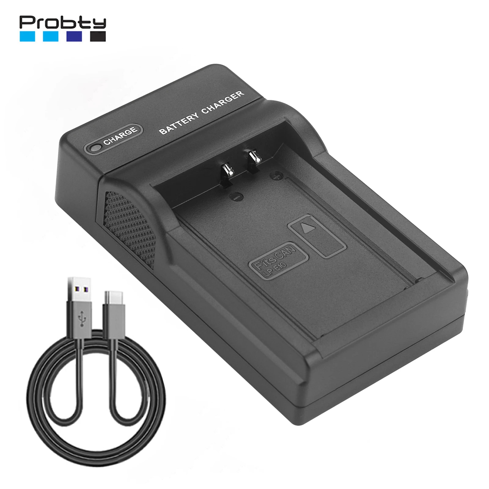 LP-E10 USB-C-Akkuladegerät für Canon EOS Rebel T7, T6, T5, T3, T100, 4000D, 3000D, 2000D, 1500D, 1300D, 1200D, 1100D