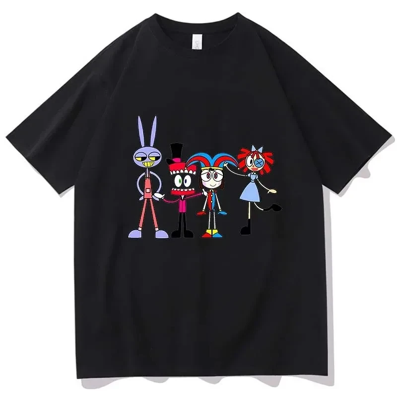 THE AMAZING DIGITAL CIRCUS T-shirts 100% Pure Cotton Shirts Men/women Hip Hop T Shirt Summer Men Cotton Tshirt Tops Clothing