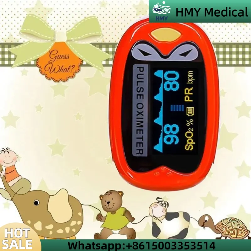 Baby Finger Pulse Oximeter Pediatric Oximetro pediatrico De Dedo Rechargeable Children SPO2 Pulsioximetro Blood Oxygen