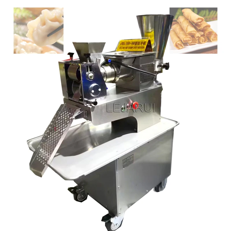 ماكينة صنع الزلابية الأوتوماتيكية الصغيرة رافيولي بيروجي بيلميني جيوزا تورتيليني/ماكينة صنع السمبوسك الصغيرة بالكامل