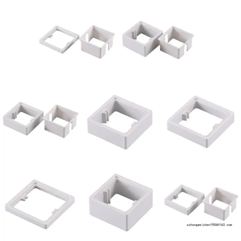 

28GF Single Socket Spacer Electric Box Extender Receptacle Outlet Box Extenders