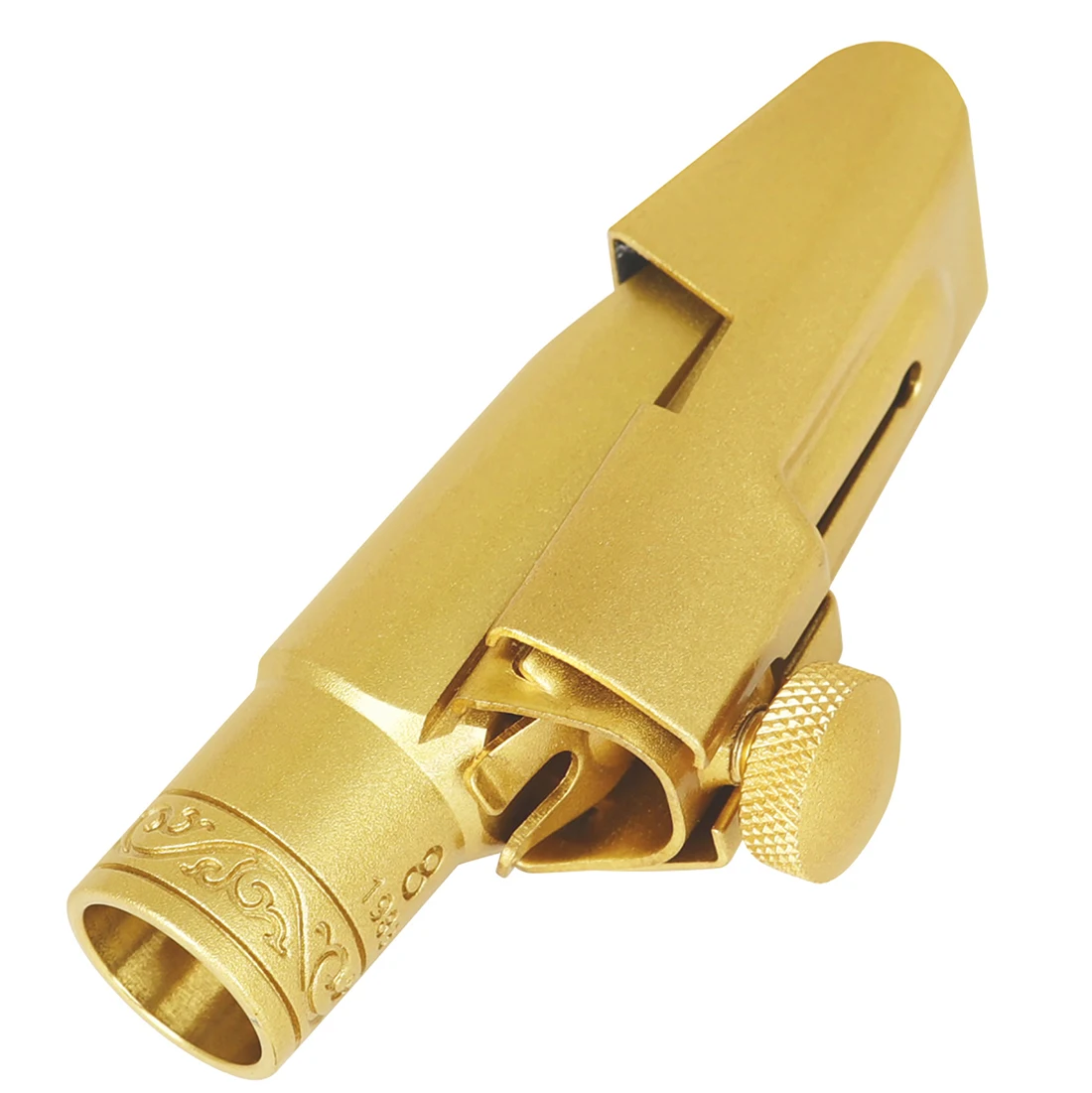 قطعة فم سوبرانو ساكسفون مطلية بالذهب قطعة فم ساكس نحاسية مقاس 5 6 7 8 قطع غيار وملحقات أدوات النفخ الخشبية #5