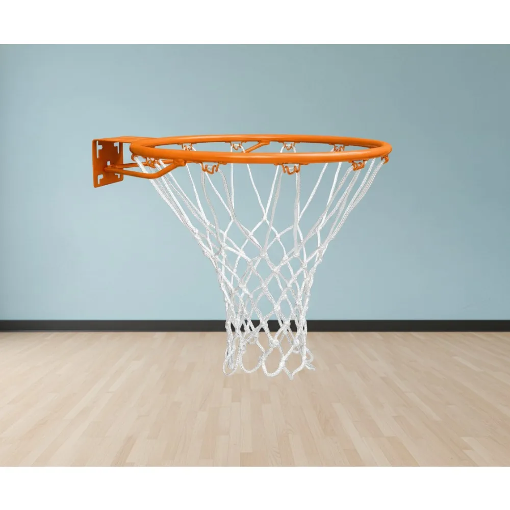 حافة كرة سلة فولاذية مقاس 18 بوصة - تصميم ثابت أو منفصل - تركيب سهل للمرآب والممر للرياضات الخارجية #1