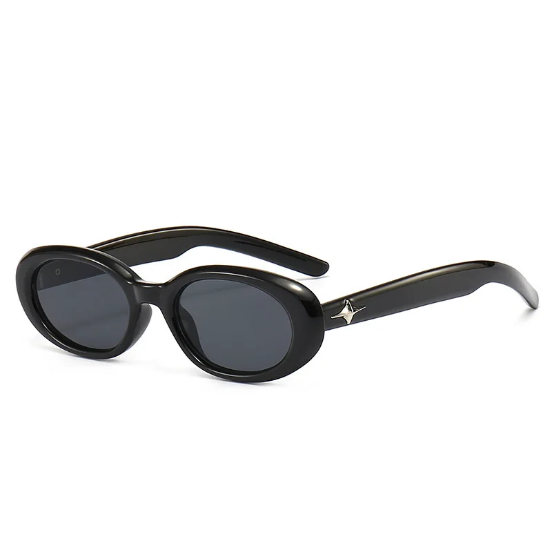

Vintage Oval Sunglasses Women New Trendy Punk Style Frame Shades Fashion Luxury Brand Designer UV400 Protection Eyewear