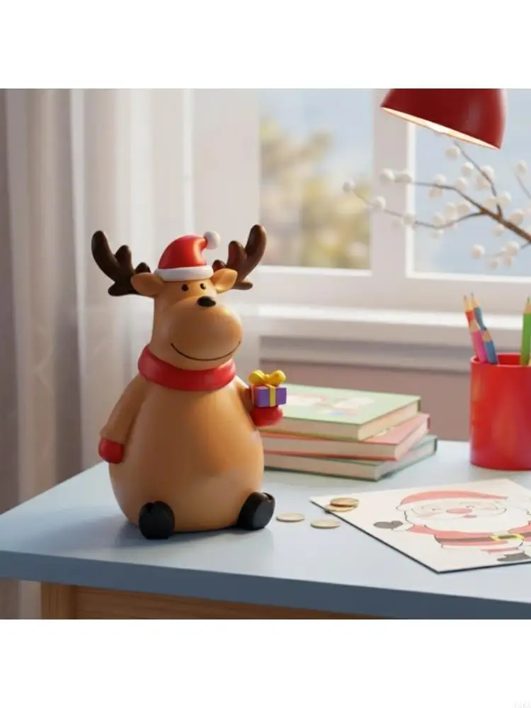  Unpainted Holiday Savings Figurine DIY Craft For Christmas Home Decoration
