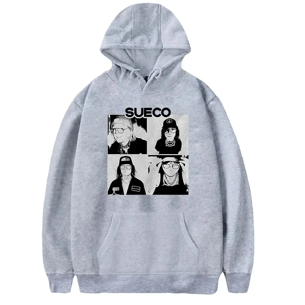 Sueco Hoodie Mulheres Homes Manga longga Pullover Com Capuz Moletons Unisex kasual Streetwear Moda Roupas 2024