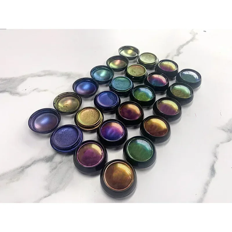 Chameleon Eyeshadow Metallic Shiny Glitter Eyeshadow Palette Glitter Powder Pigment Professional Eyes Makeup Party Cosmetic