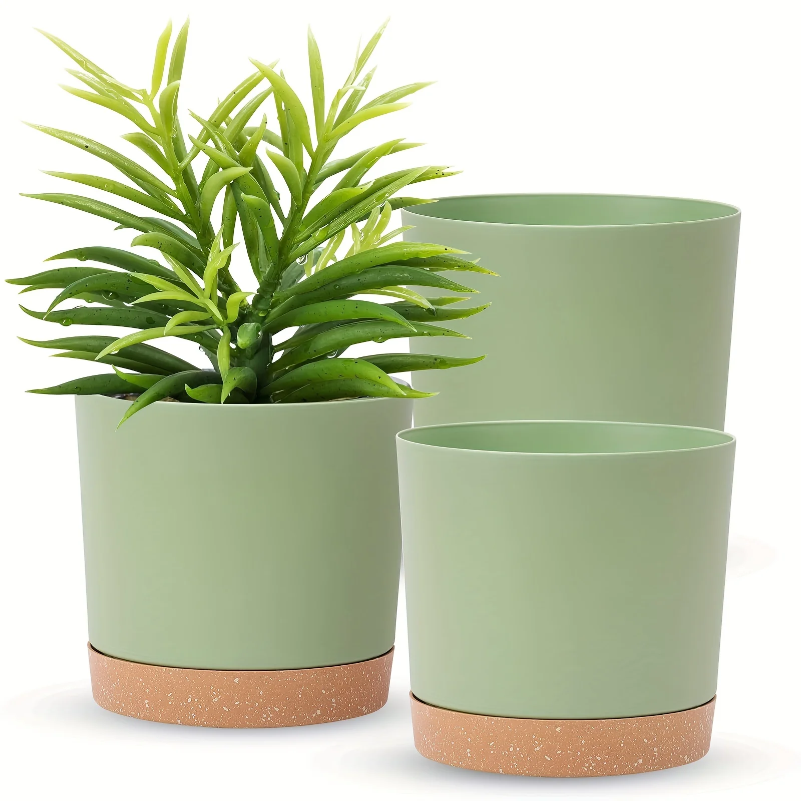 

Plant Planter with Water Container, Watering Green Plant Pot, Home Garden and Office, Table Decoration, 1Pc