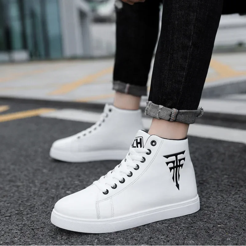 Sneakers Man Casual Vulcanized Male Comfortable High Top Shoes Outdoor Men Lightweight Fashion Mens Shoes Waterproof Flats Shoes