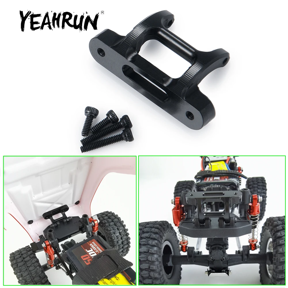 YEAHRUN Metal Rear Car Body Shell Fixing Seat Mount Support Stand for Axial SCX24 AXI90081 Deadbolt 1/24 RC Crawler Car Parts