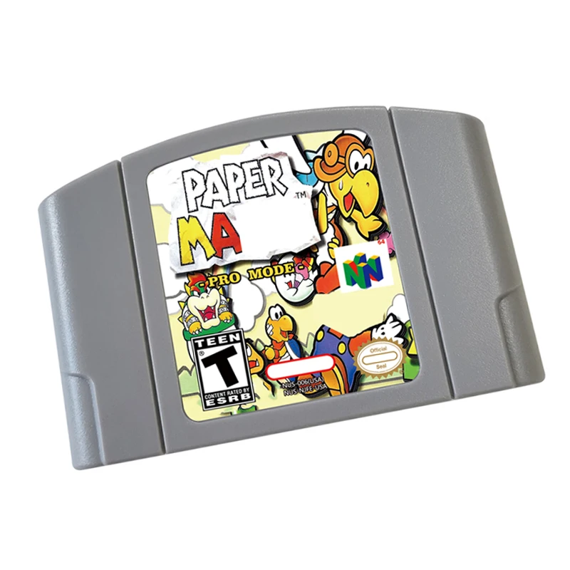 

Paper Mar pro mode64 Bit Video Game Cartridge For US Version Game Console