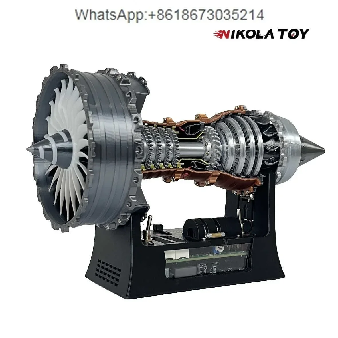 Brushless turbofan engine model