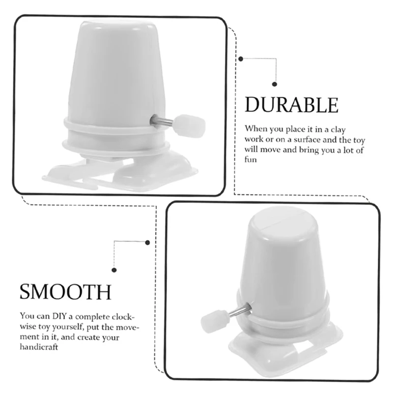 6Pcs Clockwork Legged Robot Christmas Clockwork Self-Propelled Movement Educational Toys 3D Printed Accessories