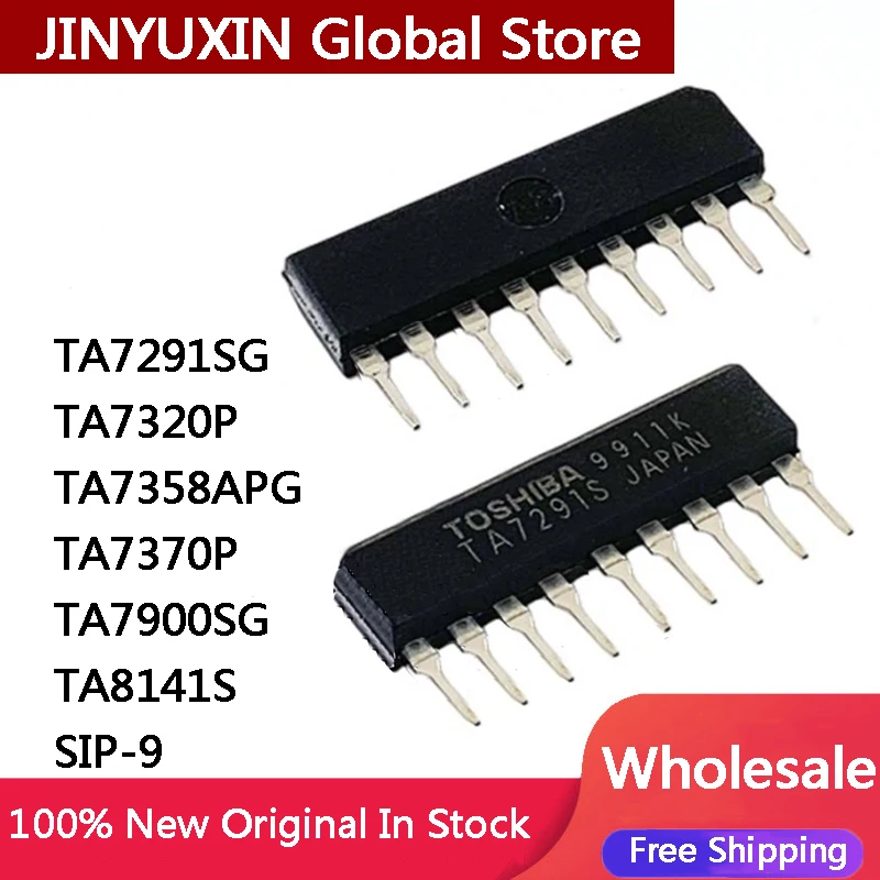 5Pcs New Original TA7291SG TA7320P TA7358APG TA7370P TA7900SG TA8141S SIP-9 IC Chip In Stock Wholesale