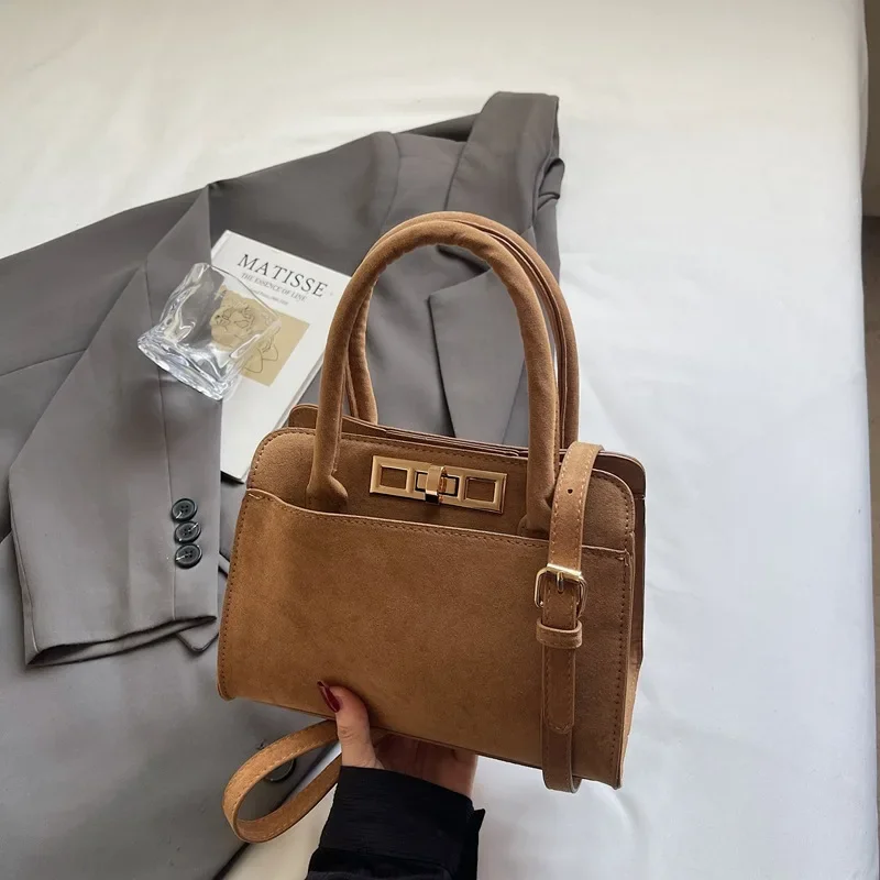 

2025 New Minimalist Tote Bag Spacious Work Purse with Detachable Strap Crossbody/Shoulder/Handheld Multi-Way Elegant Practical