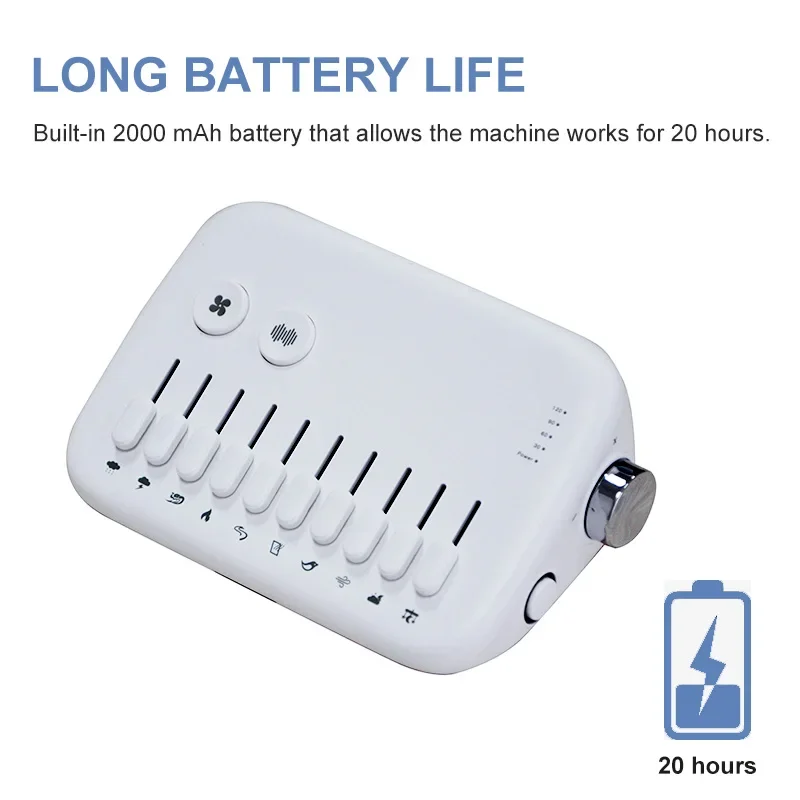 

White noise machine sleep instrument player baby sleep aid artifact music sleep insomnia fan sound speaker white noise